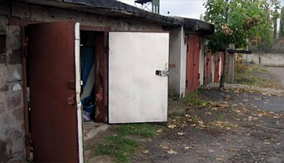 Открытие ворот гаража